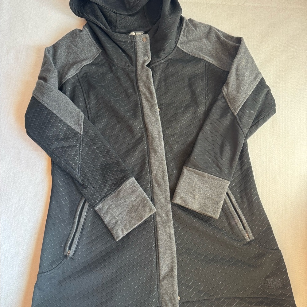 Women's Gray Hooded Jacket
